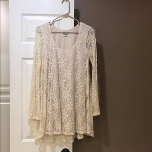 Show me your mumu lace mini dress
